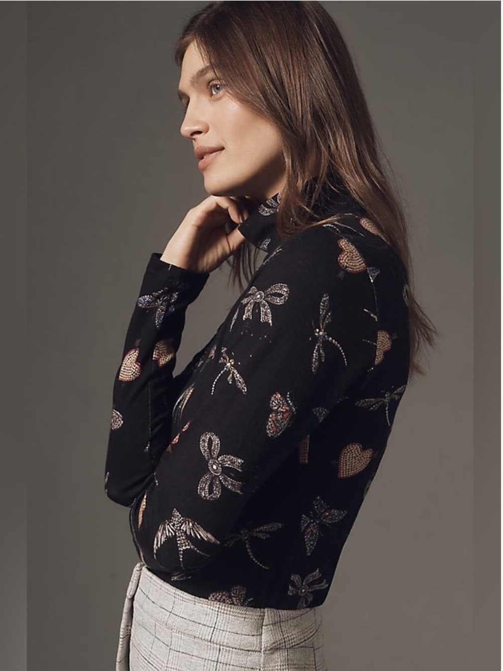 Anthropologie The Hailey Long-Sleeve Turtleneck Top by Maeve - Size XL - BNWT